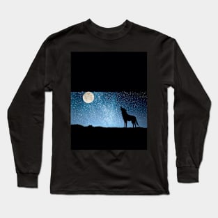 Heulender Wolf Long Sleeve T-Shirt